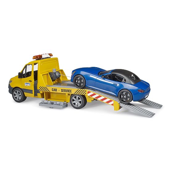 Bruder vučno vozilo MB Sprinter sa sportskim automobilom