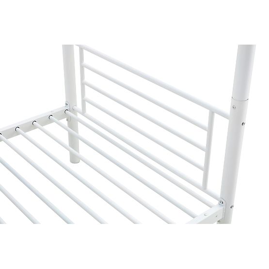 Metalni krevet na kat BUNKY 200x90 cm - bijeli