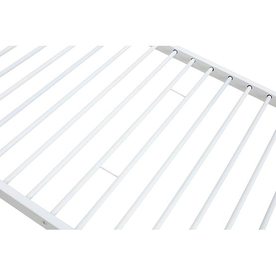 Metalni krevet na kat BUNKY 200x90 cm - bijeli