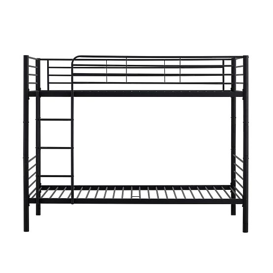 Dvokatni metalni krevet BUNKY 200x90 cm - crni