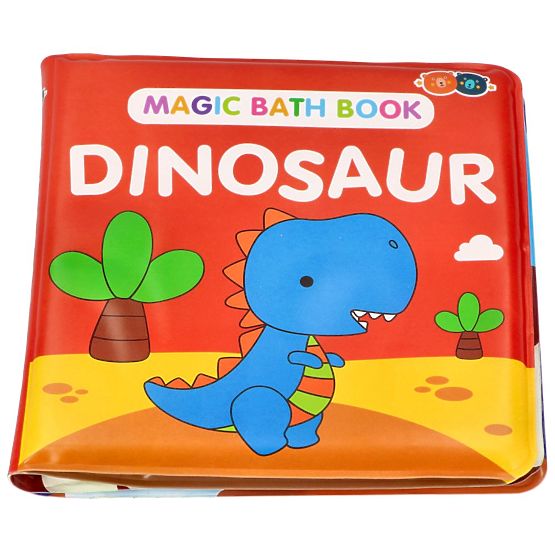 Čarobna šarena knjiga za kupanje s dinosaurima