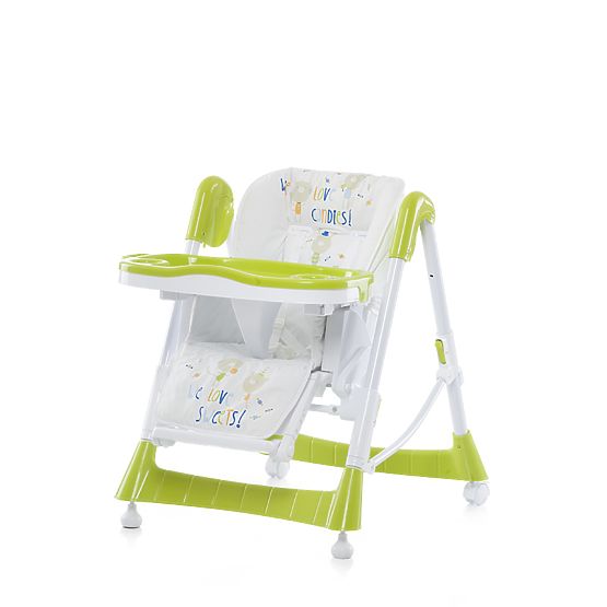CHIPOLINO Dětská jídelní židlička  Comfort Plus - Lime