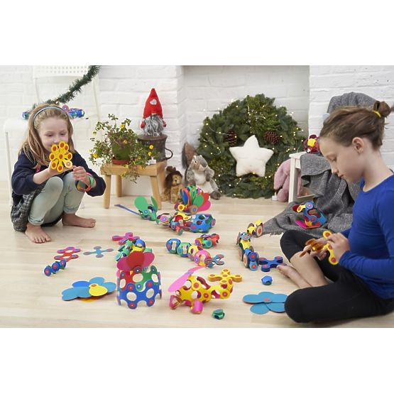 Clixo fleksibilni magnetni set, 42 kom - Rainbow