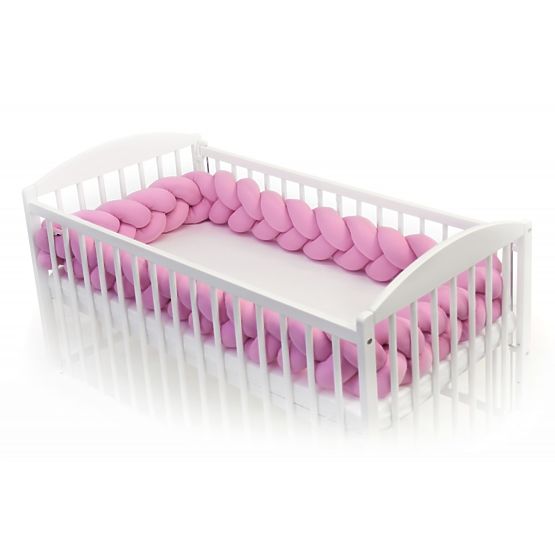 Pletenica mantinel 360 cm - ružičasta