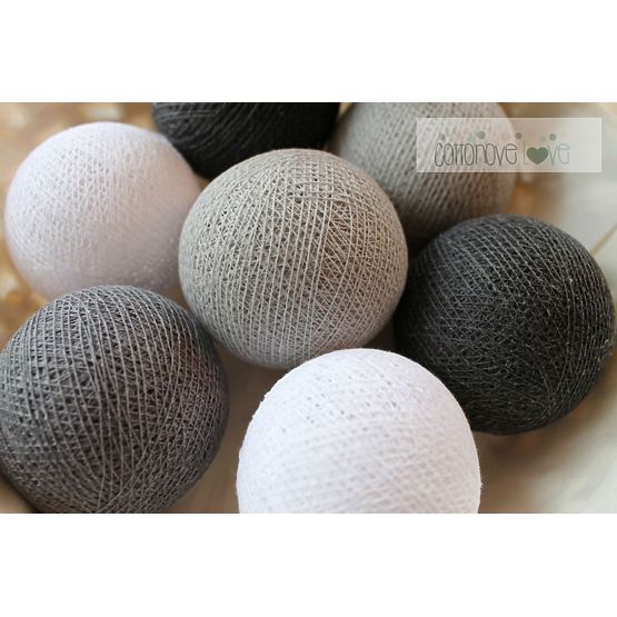 Cotton balls - grafitové