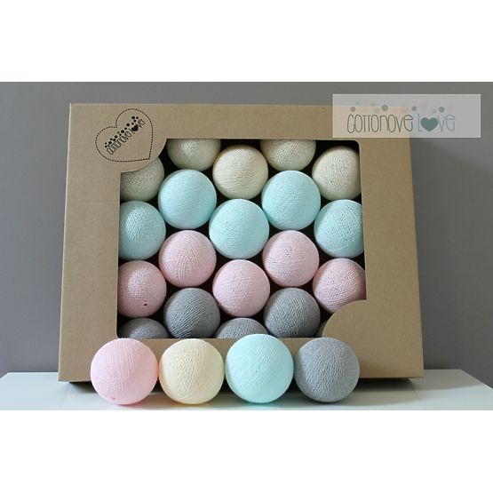 Cotton balls - pudrové