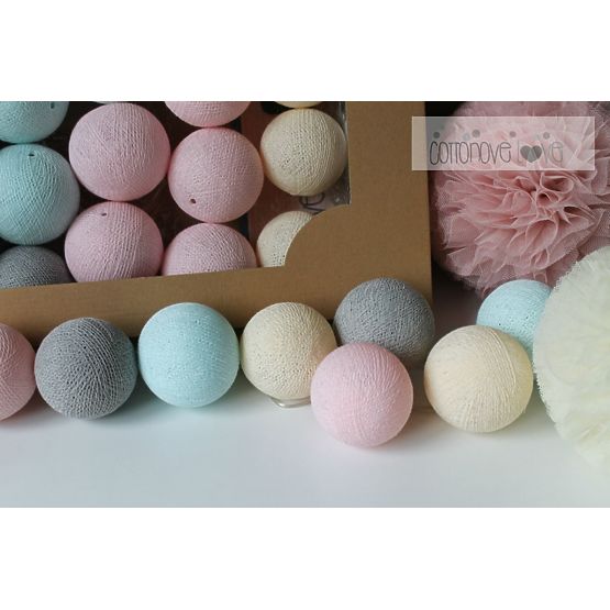 Cotton balls - pudrové