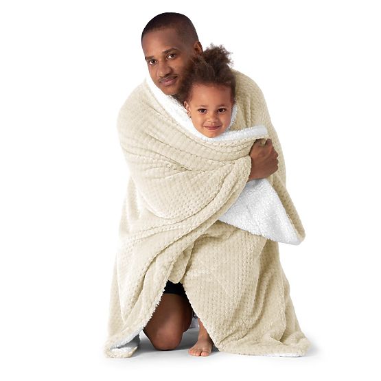 Deka SHLEEPY boja bež jacquard klasični stil 130x180