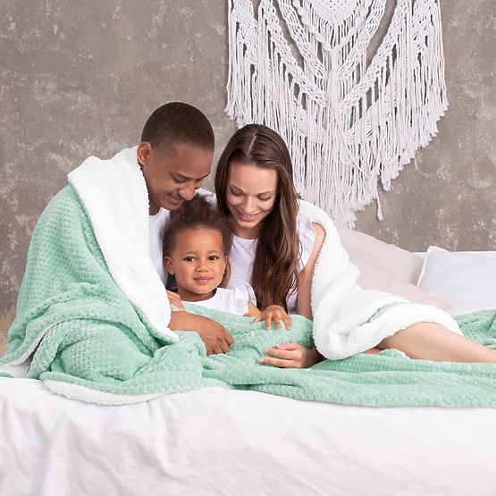 Deka SHLEEPY boja metvica žakardno utisnut klasični stil 130x180