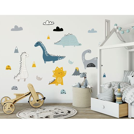 Dekorace na zeď Dinosauři