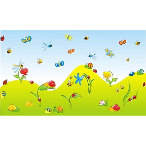 Dekorace na zeď Louka