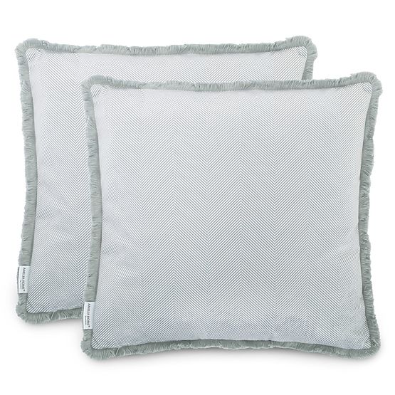 Dekorativna navlaka za jastuk CLEAR siva s boho velvet printom 45x45 ameliahome