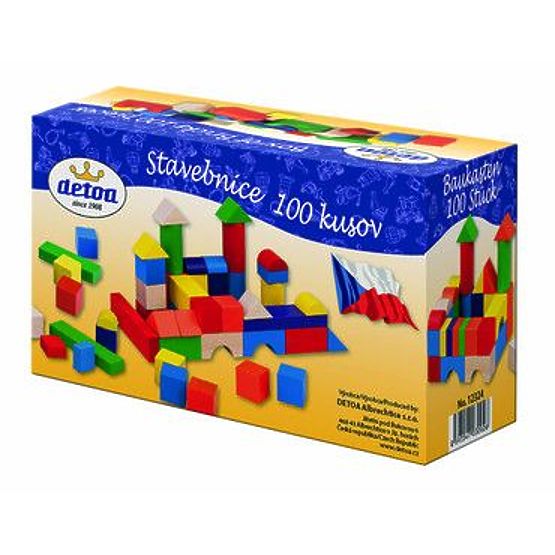 Detoa Drvena građevna kocka 100 kom