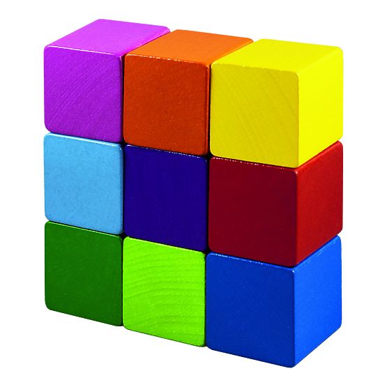 Detoa Šarene kocke 9 kom