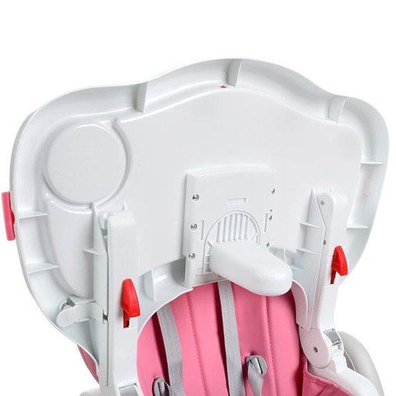 Dětská jídelní židlička Luxa - růžová
