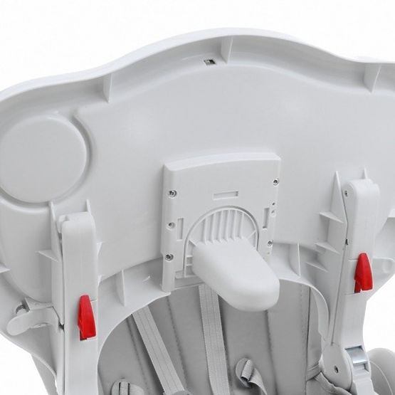 Dětská jídelní židlička Luxa - šedá