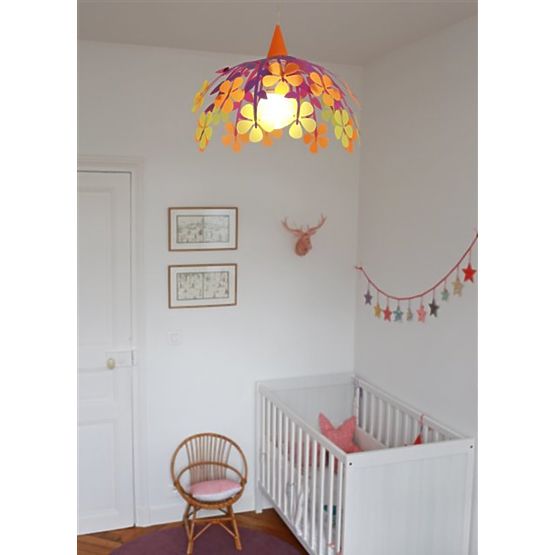 Dětská lampa kytice - různé barvy