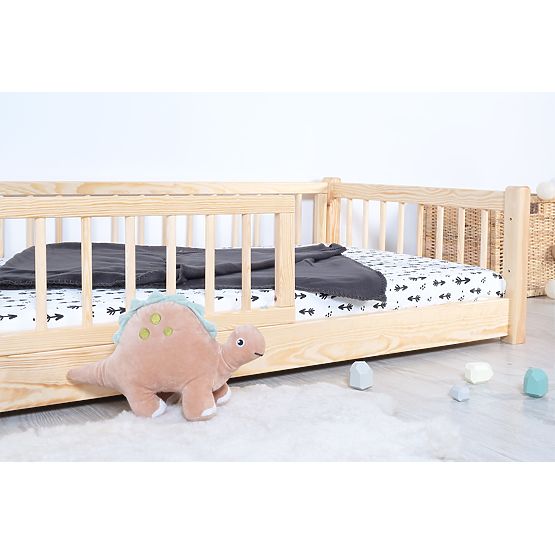 Dječji niski krevet Montessori Ourbaby - prirodni