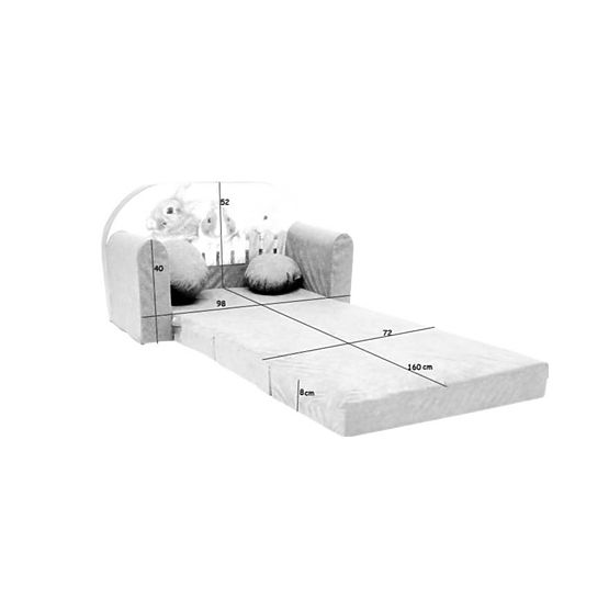 Dječji kauč Šareno cvijeće