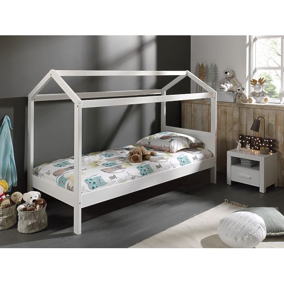 Dětská postel domeček Erik - bílá