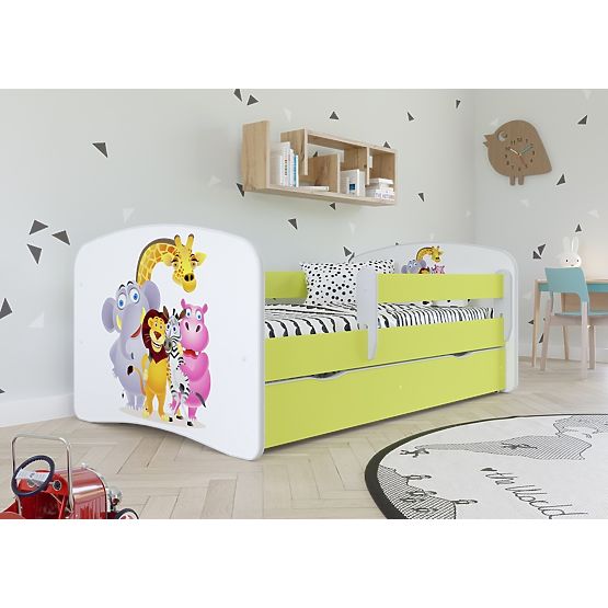 Dječji krevet s ogradom Ourbaby - ZOO II