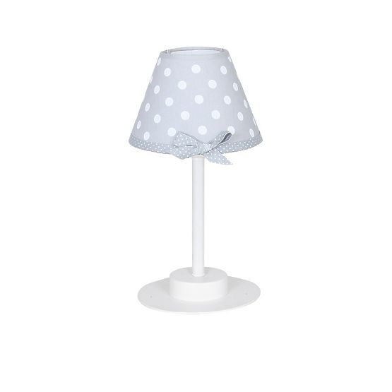 Dětská stolní lampa Šedá mašle