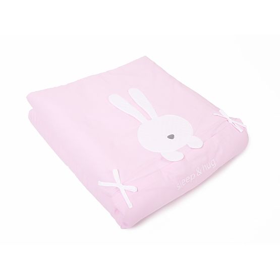 Dětské 2-dílné povlečení sleep&hug - růžové