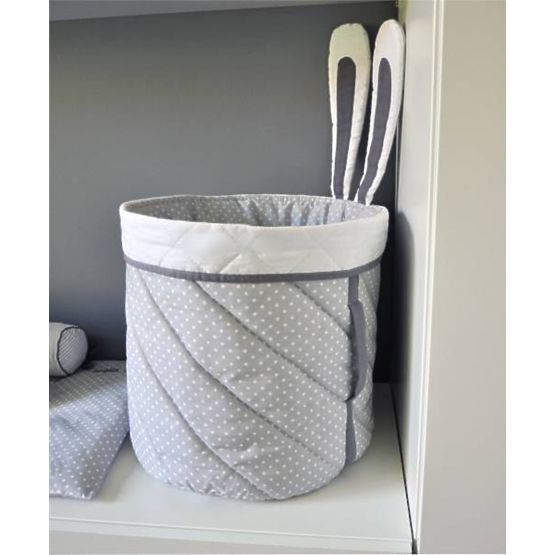 Dětské 3-dílné povlečení zajíček - šedá