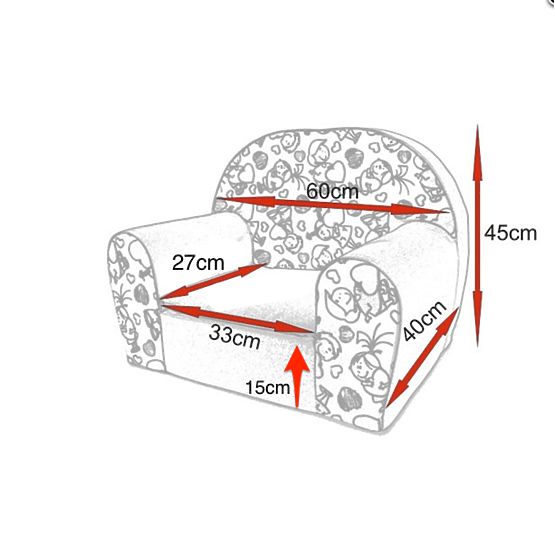 Dětské křesílko Zajíčci