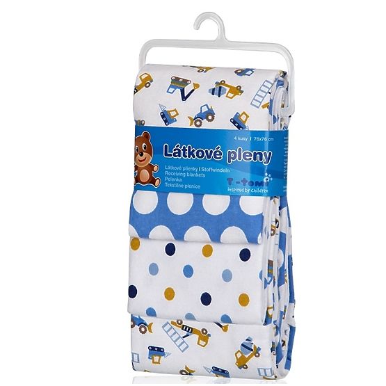 Dětské látkové pleny s potiskem