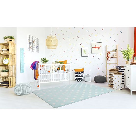 Dětský koberec CIRCLE mátový