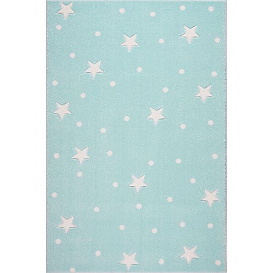 Dětský koberec HEAVEN mátovo/ bílý