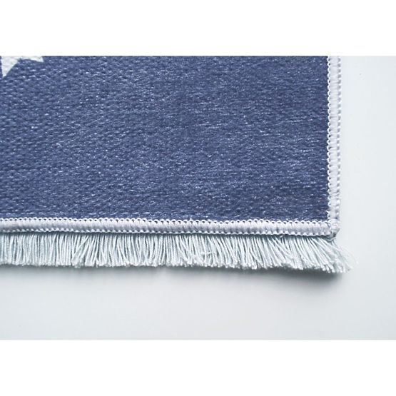 Dětský koberec LOVE YOU STARS  tm.modrá - bílá