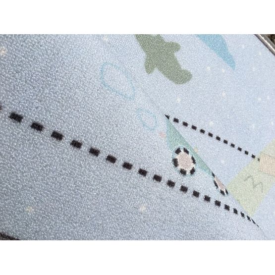 Dětský koberec Mapa pokladů - modrý