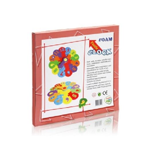 Dětský koberec puzzle hodiny