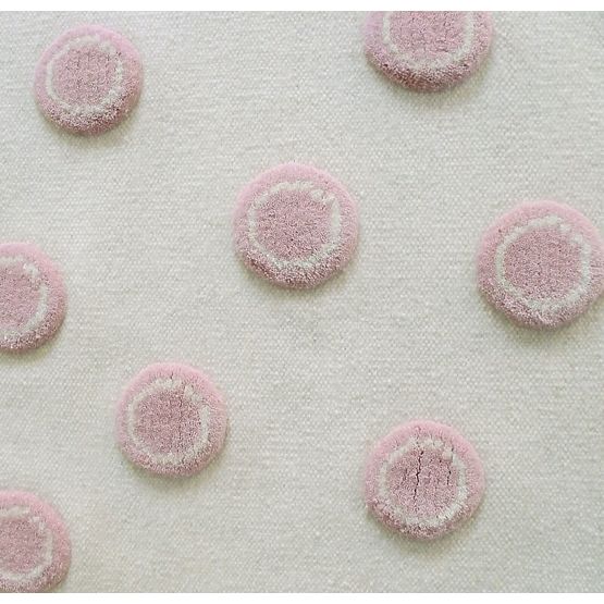 Dječji tepih Prsten - krem-ružičasti