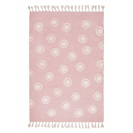 Dětský koberec Ring - růžový