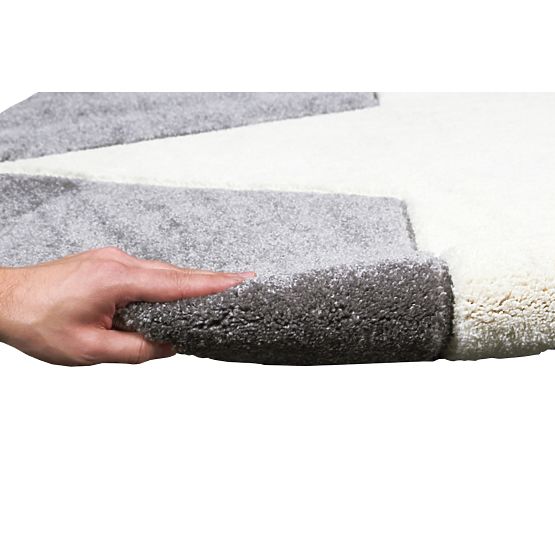 Dětský koberec STARS stříbrná-šedá/bílá