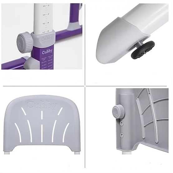 Dětský psací stůl + židle Cubby Lupin - fialový