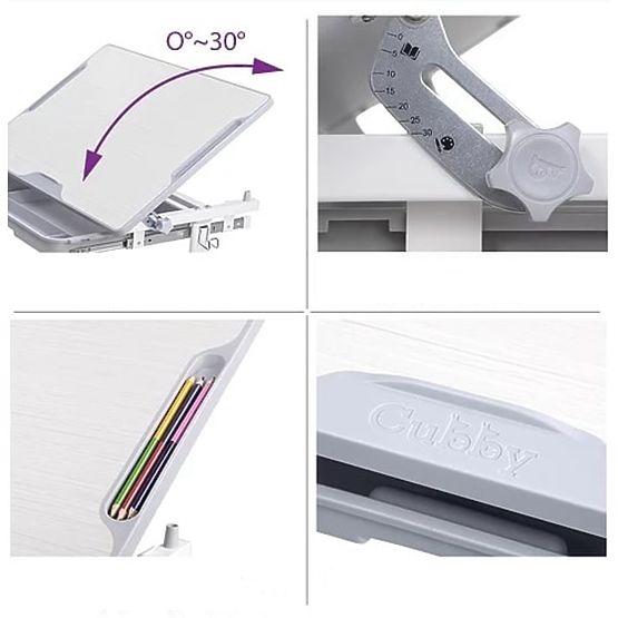 Dětský psací stůl + židle Cubby Lupin - fialový