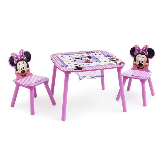 Dětský stůl s židlemi myška Minnie