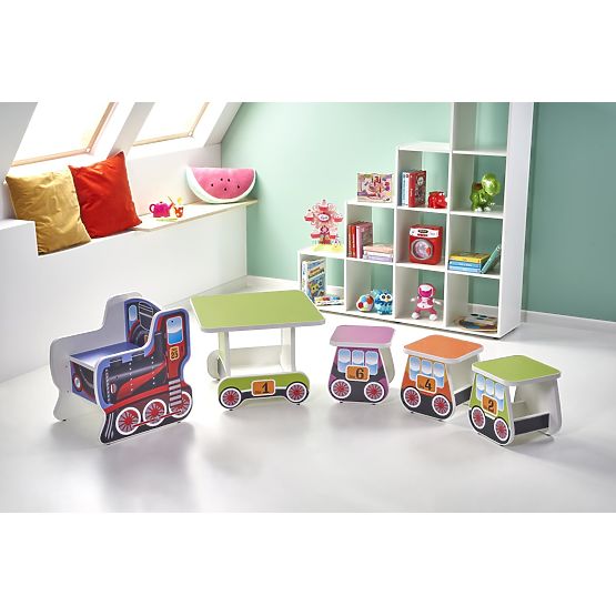 Dětský taburet Lokomo oranžový