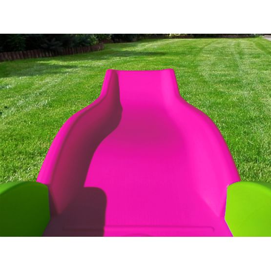 Dětský zahradní domeček se skluzavkou