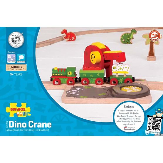 Dinosaur dizalica Bigjigs Rail