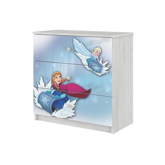 Disney dječja komoda - Ledeno kraljevstvo - dekor norveški bor