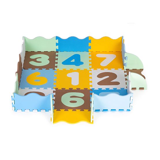 Dječja edukativna podloga od pjene - puzzle brojevi