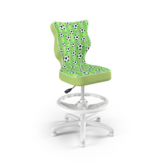 Dječja ergonomska stolica za pisanje prilagođena visini 119-142 cm - nogometne lopte
