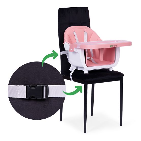 Dječja hranilica 2u1 ružičasta ECOTOYS