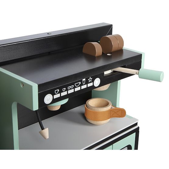 Dječja industrijska kuhinjica s kuhinjskim otokom