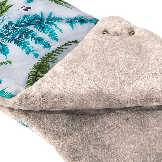 Dječja jakna od flisa s krznom - Zimski vrt